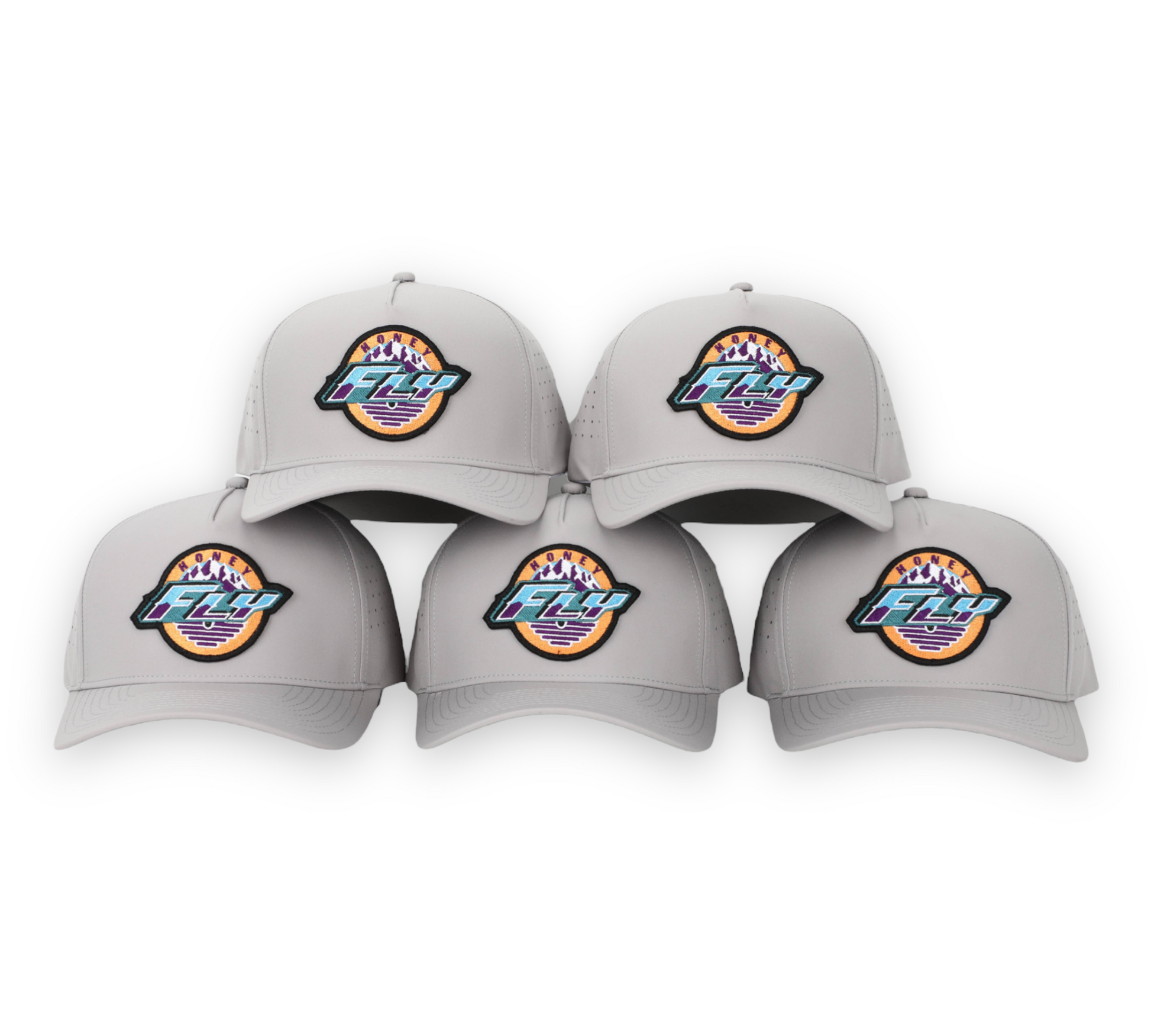 Utah Fly Hat - Grey - Honey Fly Fishing