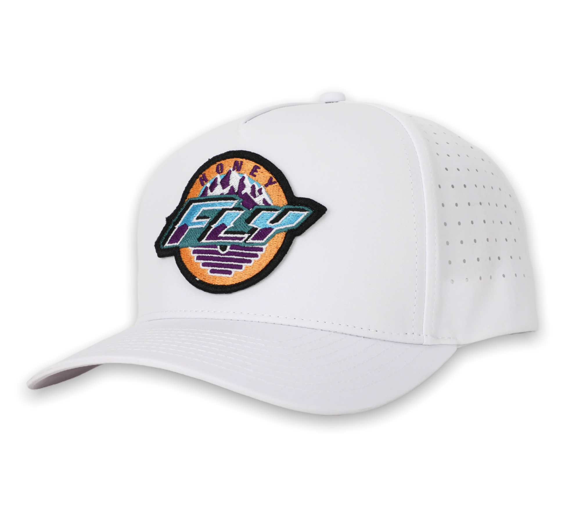 Utah Fly Hat - White - Honey Fly Fishing 