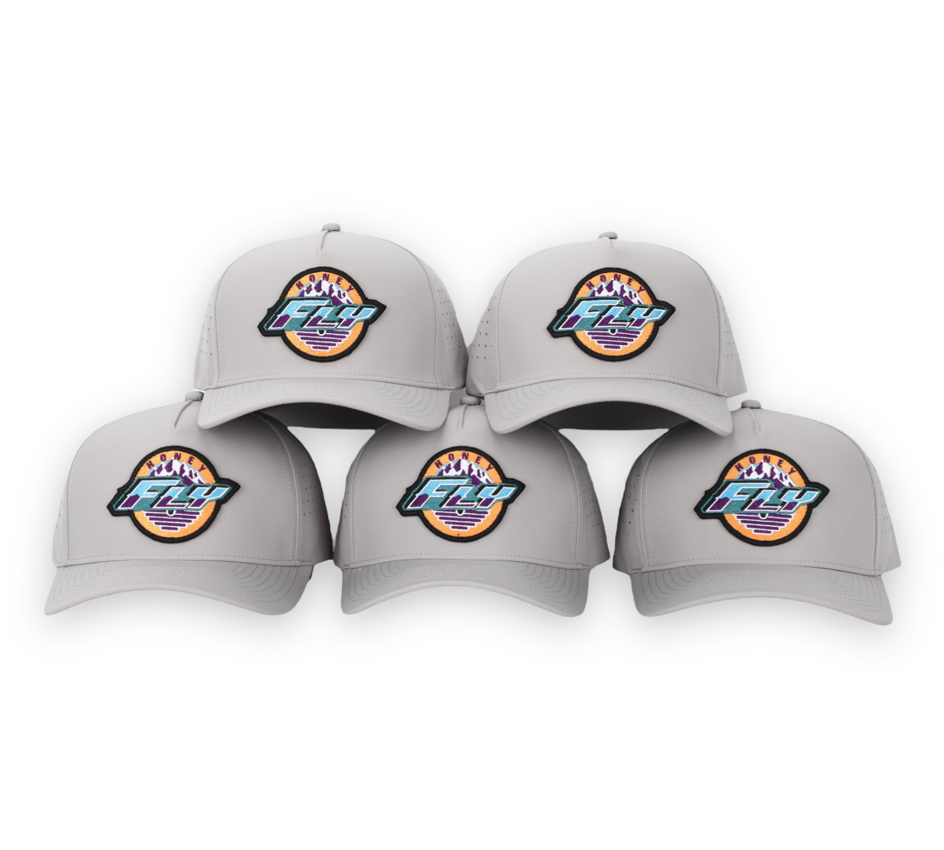 Utah Fly Hat - Grey - Honey Fly Fishing 